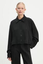 Michael Kors ing női, galléros, fekete, relaxed, MF440P5F06 - fekete S