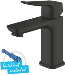 GROHE Dice - Mosdócsaptelep Push-Open leeresztővel, hidegindítással, matt fekete 1018612430 (1018612430)