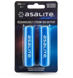 Asalite Újratölthető Li-ion Akkumulátor 18650 2200 mAh B2 (ASAL0238) (ASAL0238)