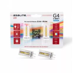 Asalite LED Izzó G4 12V 2W 4000K (220 lumen) (ASAL0098) (ASAL0098)