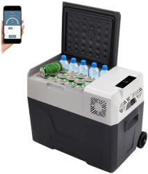 VEVOR 30 literes kompresszoros autós hűtőláda mobilalkalmazással vezérelhető -CX30 (HUTOSZEKRENY_609832068006)