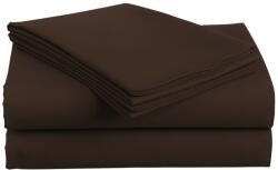 Cearsaf din bumbac LUX maro inchis 140x240 cm