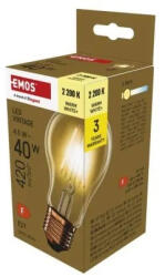 EMOS LED izzó Vintage A60/E27/4, 5W (40W)/420lm/Meleg fehér Z55032 (EMOS-Z55032)