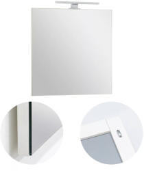 Global Viva Viva AURA FIONA fürdőszoba tükör - LED 4, 5 w-os 30cm-es világítással - ÁLLÓ - 60 x 80 cm (836080AL)