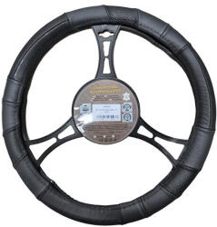 Jacky Kormányvédő fekete bőr 37-39cm