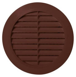  Awenta T36BR kerek fali rács, rovarhálóval, barna színben NA100/150