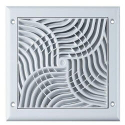  Awenta TX7 négyszögletes fali rács 150X150, rovarhálóval, fehér színben NA125