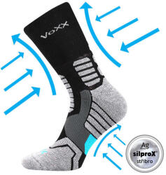 Voxx kompressziós zokni Ronin fekete 1 pár 35-38 111134 (111134)