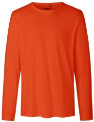 Neutral Hosszú ujjú férfi póló organikus Fairtrade biopamutból - Narancssárga | 3XL (NE-O61050-1000303961)