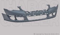 VW Passat 2005-2010 - Első lökhárító alapozott, szenzoros