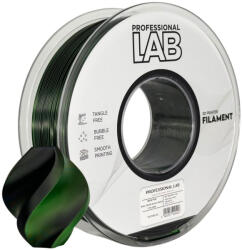 Professional Lab Fényes Zöld - Fekete - Professional Lab Dual Color SILK PLA 1, 75mm 1KG