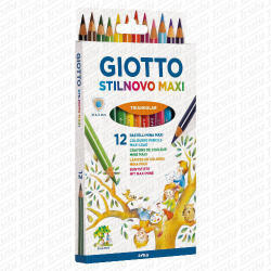 GIOTTO Stilnovo Maxi színes ceruza készlet (12db)