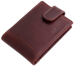 La Scala bőr kártyatartó ADQ30809/T bordó