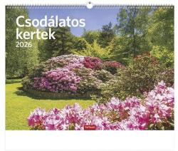 TopTimer Falinaptár TOPTIMER T093 420x310mm fekvő Csodálatos kertek 2027 (T9300-25F) - fotoland