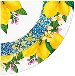 Paw Decor Collection Citromos félköríves szalvéta - 32 cm - Citrus Circle (VR-SDRR000700)