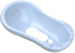 Lorelli Kád 84 kád leeresztő dugóval csúszásgátlóval - Little Stars Blue - babamamakozpont