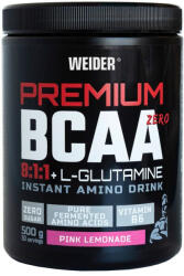 Weider Premium BCAA 8: 1: 1 + Glutamine ZERO aminosav - 500 g - pink lemonade