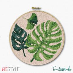ReStyle Punch kit Botanic - hímzés csomag - 17.8cm