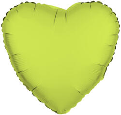 riethmüller Egyszínű szív lufi 18" 45cm Neon Sárga (LUFI327542)
