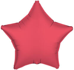 riethmüller Egyszínű csillag lufi 18" 45cm Neon Rózsa (LUFI427332)