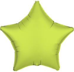 riethmüller Egyszínű csillag fólia lufi 18" 45cm Neon Sárga (LUFI223020)