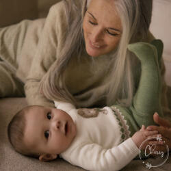  MAYORAL "OROSZLÁNOS" KÖTÖTT SZETT (0, 0-1 hónap-55 cm)