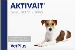 VetPlus VETPLUS Aktivait Small Breed, supliment sistem nervos & calmante câini senior, comprimate VETPLUS Aktivait Small Breed, XS-S, supliment sistem nervos & calmante câini senior, cutie, 60 comprimate