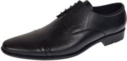 Ovisam Pantofi barbati eleganti din piele naturala culoare Neagra 111N, marimea 38
