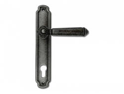 KĽUČKA DRAHOMÍRA mâner Rustic 90mm PZ pentru broască Neagră 90mm cu butuc (2151K22505)