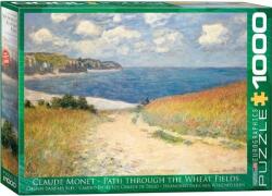 EUROGRAPHICS - Puzzle Monet: Road Through Cereal Field - 1 000 piese