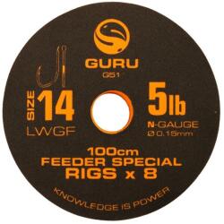 Guru LWGF Feeder Special Rig 100cm előkötött horog - 12 (GRR050)