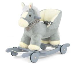 Milly Mally Hăinuță lejeră cu melodie și roți Milly Mally Polly gri Balansoar calut