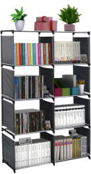Leziter Könyves szekrény LKSZ-01 szürke (LKSZ-01) - leziter