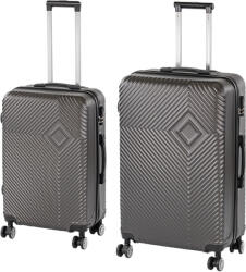 Leziter TraveLux Pro XI gurulós bőrönd szett szürke (LTRPBS-XI-GR) - leziter