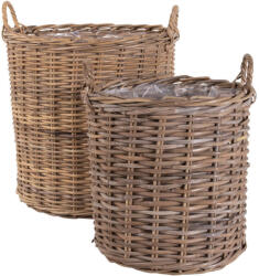 House Nordic Indo kosarak, kubu rattan, natúr 2db (4401100) - leziter