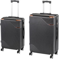 Leziter TraveLux Urban XI gurulós bőrönd szett fekete (LTRUBS-XI-BL) - leziter