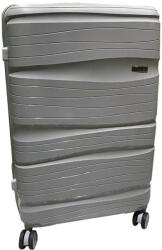 Leziter TraveLux Voyager nagy bőrönd keményfedeles 76x50x29 cm szürke (PP200-GR-28) - leziter