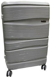 Leziter TraveLux Voyager kabinbőrönd keményfedeles 55x40x20 cm szürke (PP200-GR-20) - leziter