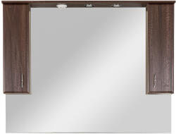 Leziter Bianco 130 fürdőszoba bútor felsőszekrény Aida dió (BIA130FAD) - leziter