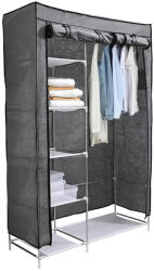 Leziter Gardróbszekrény LGSZ-01 szürke (LGSZ-01) - leziter