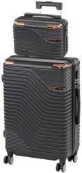 Leziter TraveLux Urban IV gurulós bőrönd szett fekete (LTRUBS-IV-BL) - leziter
