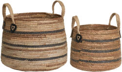 House Nordic Erba kosarak, banánlevél, natúr, 2db (4401562) - leziter