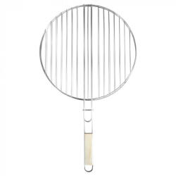 Mirpol Kerek grillrács fa fogantyúval 40 cm (5905610256302)