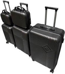 Leziter TraveLux Pro gurulós bőrönd szett szürke (LTRPBS-GR) - leziter