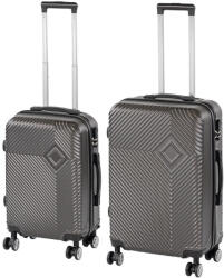 Leziter TraveLux Pro IX gurulós bőrönd szett szürke (LTRPBS-IX-GR) - leziter