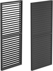 Mirpol LUXE Lamellás oldalpanel (R) 90x218cm 3 m-ig antracit (5901738197374)
