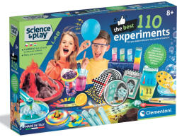Clementoni Science &, Play: Cele mai bune 110 experimente - set de joacă științifică - Clementoni (50270)