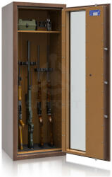 ISS ISS Luzern WF Vitrina 55610.02 NUT E Exkluzív fegyverszekrény üvegajtóval