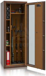 ISS ISS Luzern WF Vitrina 55610.51 S NUT K Exkluzív fegyverszekrény üvegajtóval