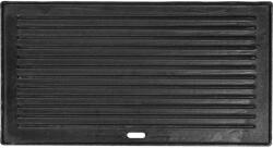  YATO YG-20020 Öntöttvas sütőlap gázgrillekhez, sima és barázdált felülettel 220x410mm (YG-20020)